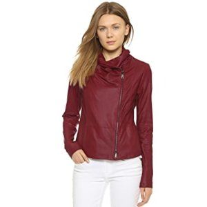 Vince Scuba Leather Jacket